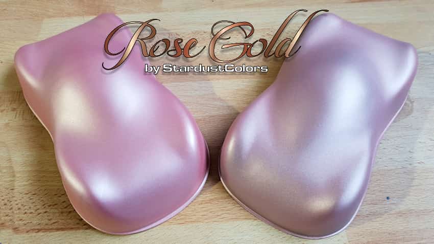Rose gold car paint deals